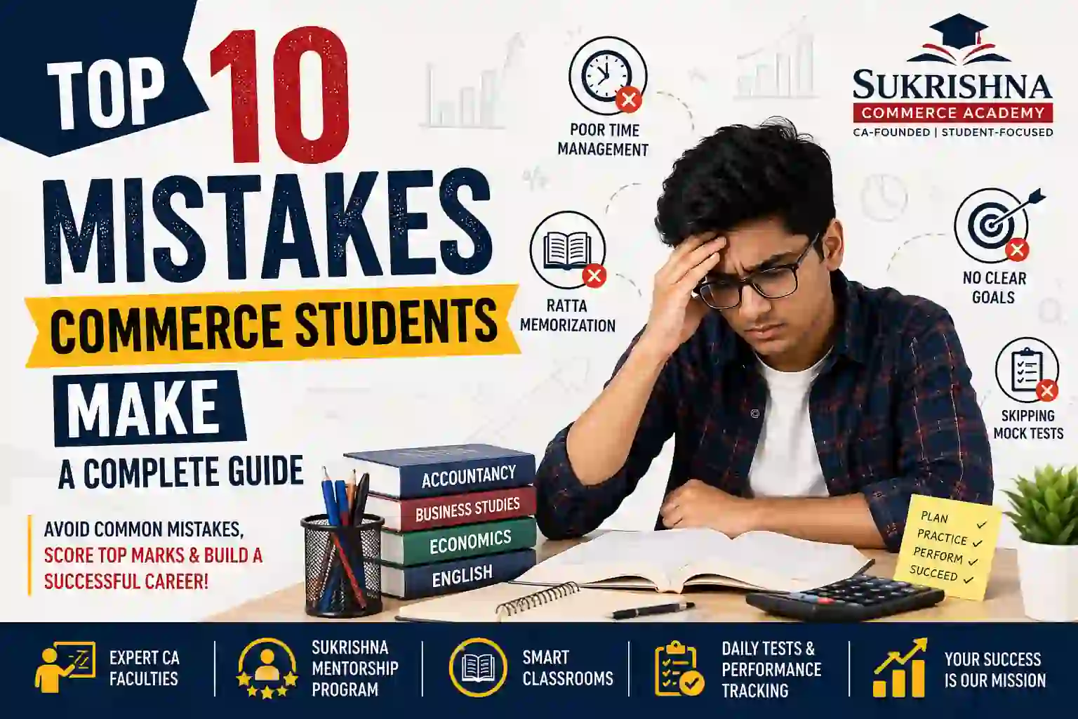 Top 10 Mistakes Commerce Students Make: A Complete Guide